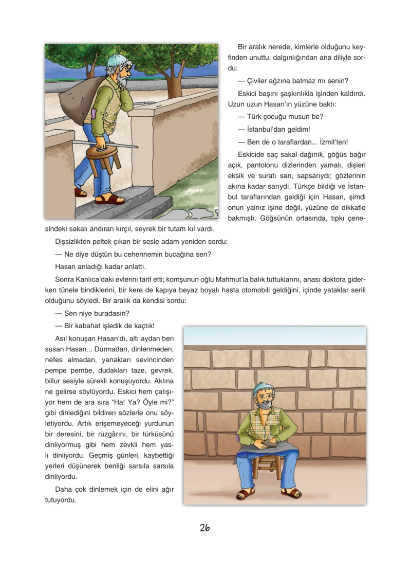 7. Sınıf Türkçe Ders Kitabı Cevapları Dörtel Yayınları Sayfa 26