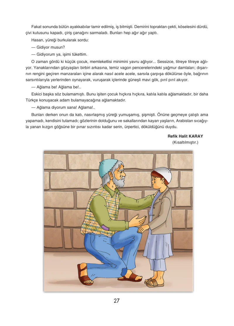 7. Sınıf Türkçe Ders Kitabı Cevapları Dörtel Yayınları Sayfa 27