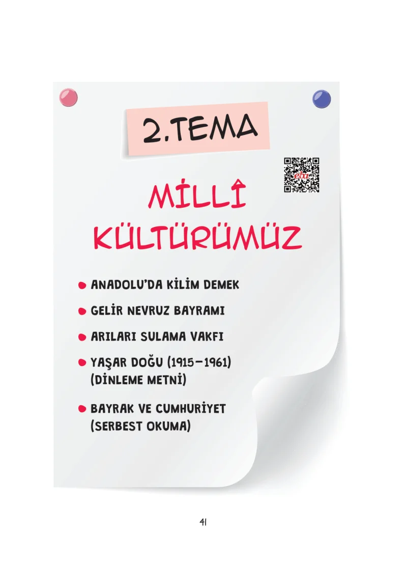 7. Sınıf Türkçe Ders Kitabı Cevapları Dörtel Yayınları Sayfa 41