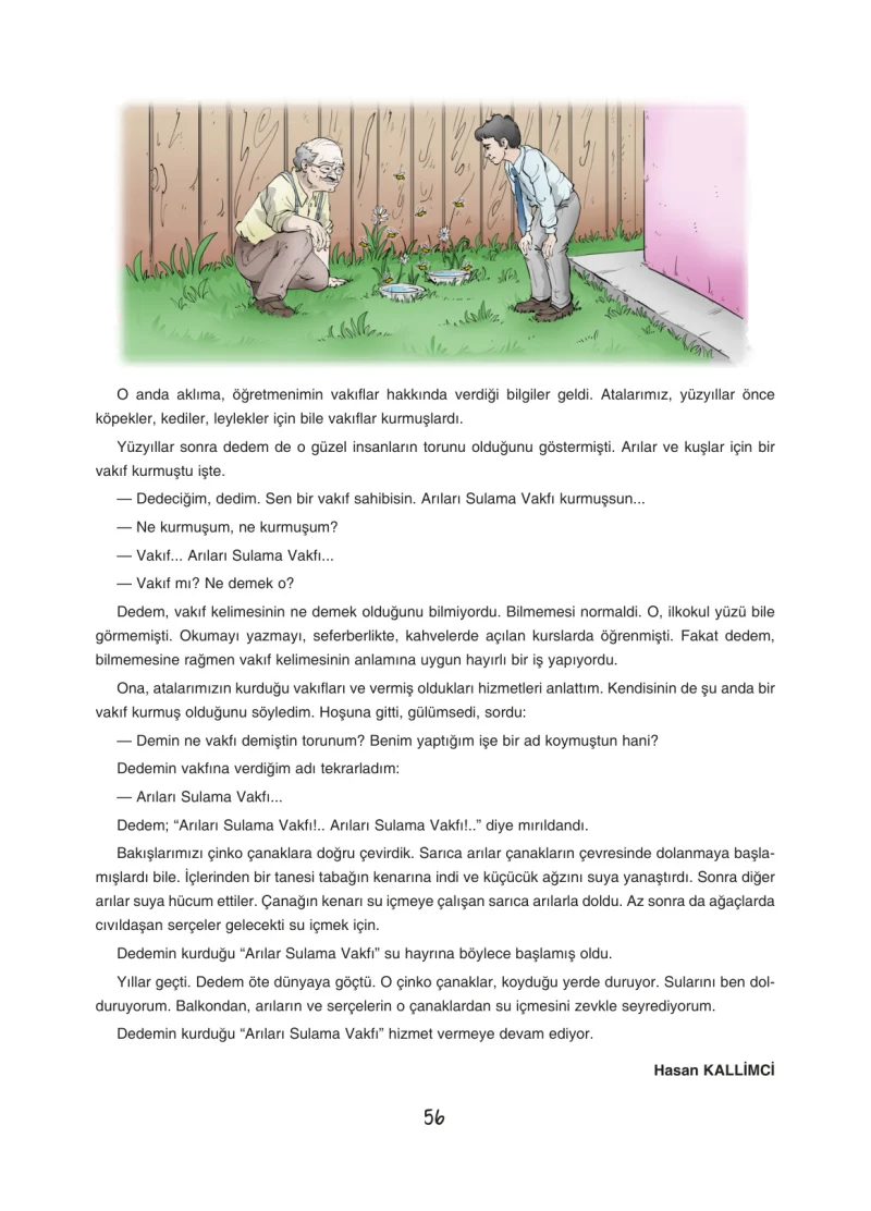 7. Sınıf Türkçe Ders Kitabı Cevapları Dörtel Yayınları Sayfa 56