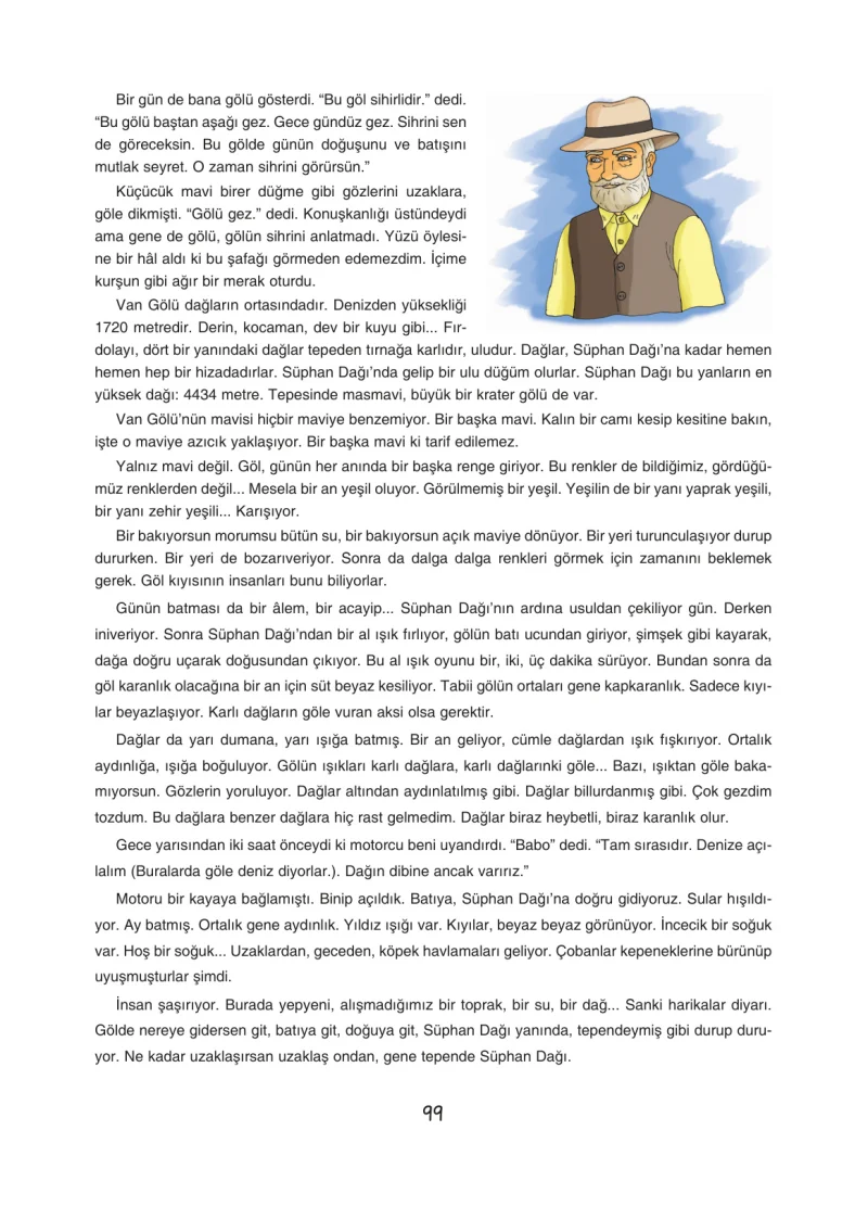 7. Sınıf Türkçe Ders Kitabı Cevapları Dörtel Yayınları Sayfa 99