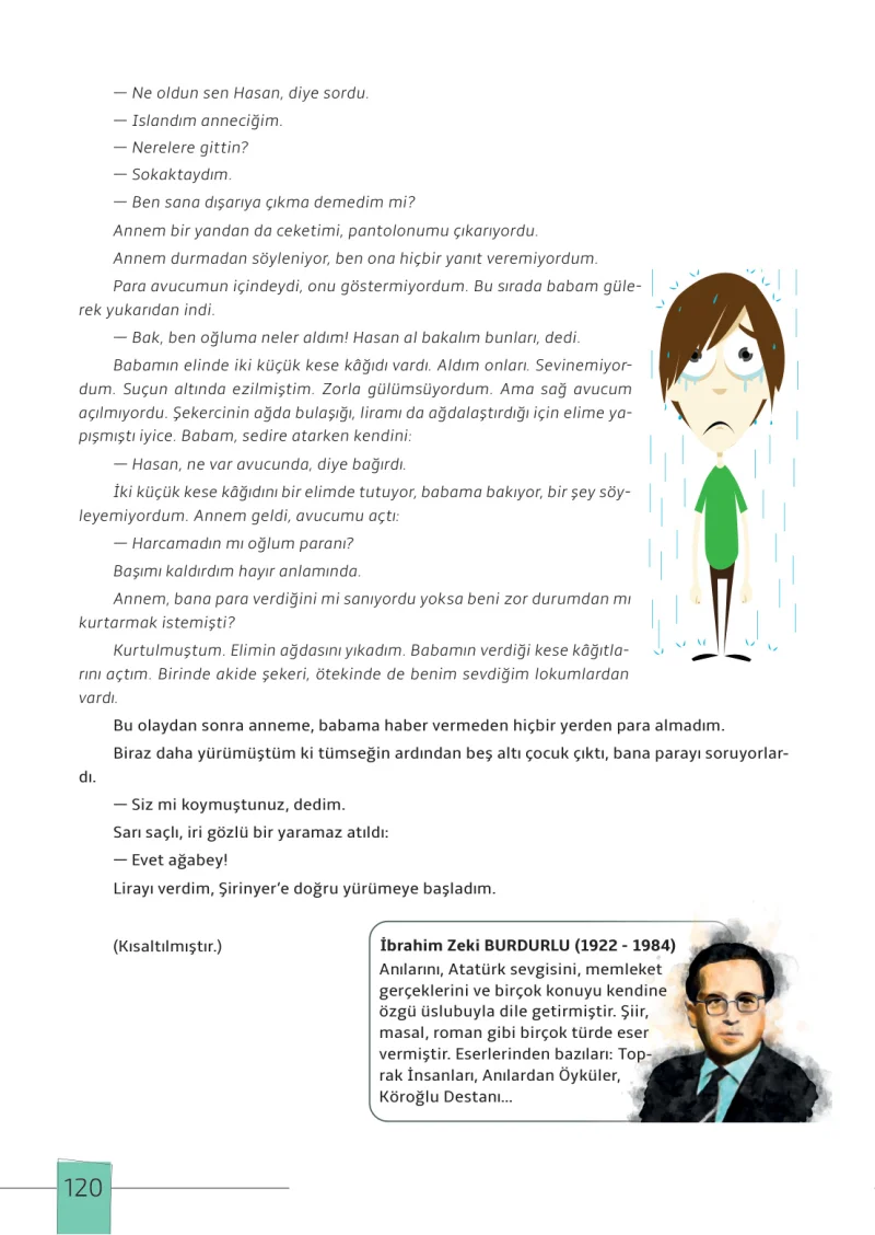7. Sınıf Türkçe Ders Kitabı Cevapları Meb Yayınları 1. Kitap Sayfa 120