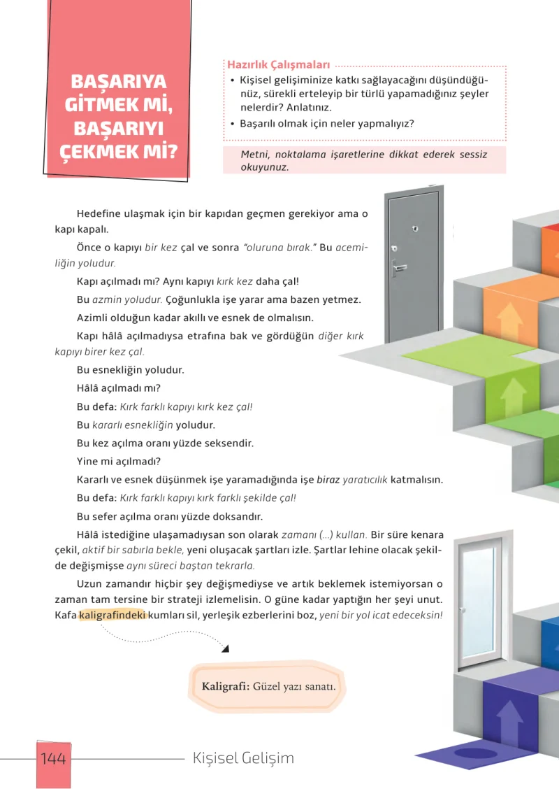 7. Sınıf Türkçe Ders Kitabı Cevapları Meb Yayınları 1. Kitap Sayfa 144