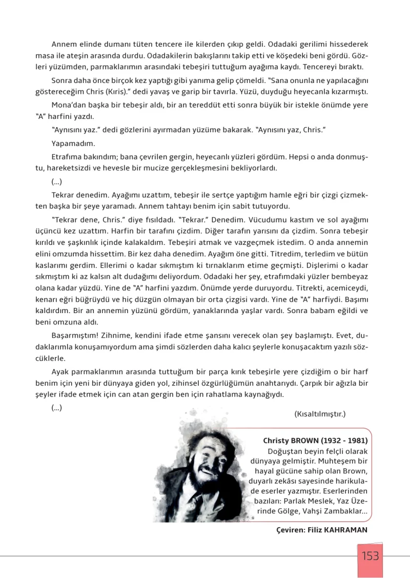 7. Sınıf Türkçe Ders Kitabı Cevapları Meb Yayınları 1. Kitap Sayfa 153
