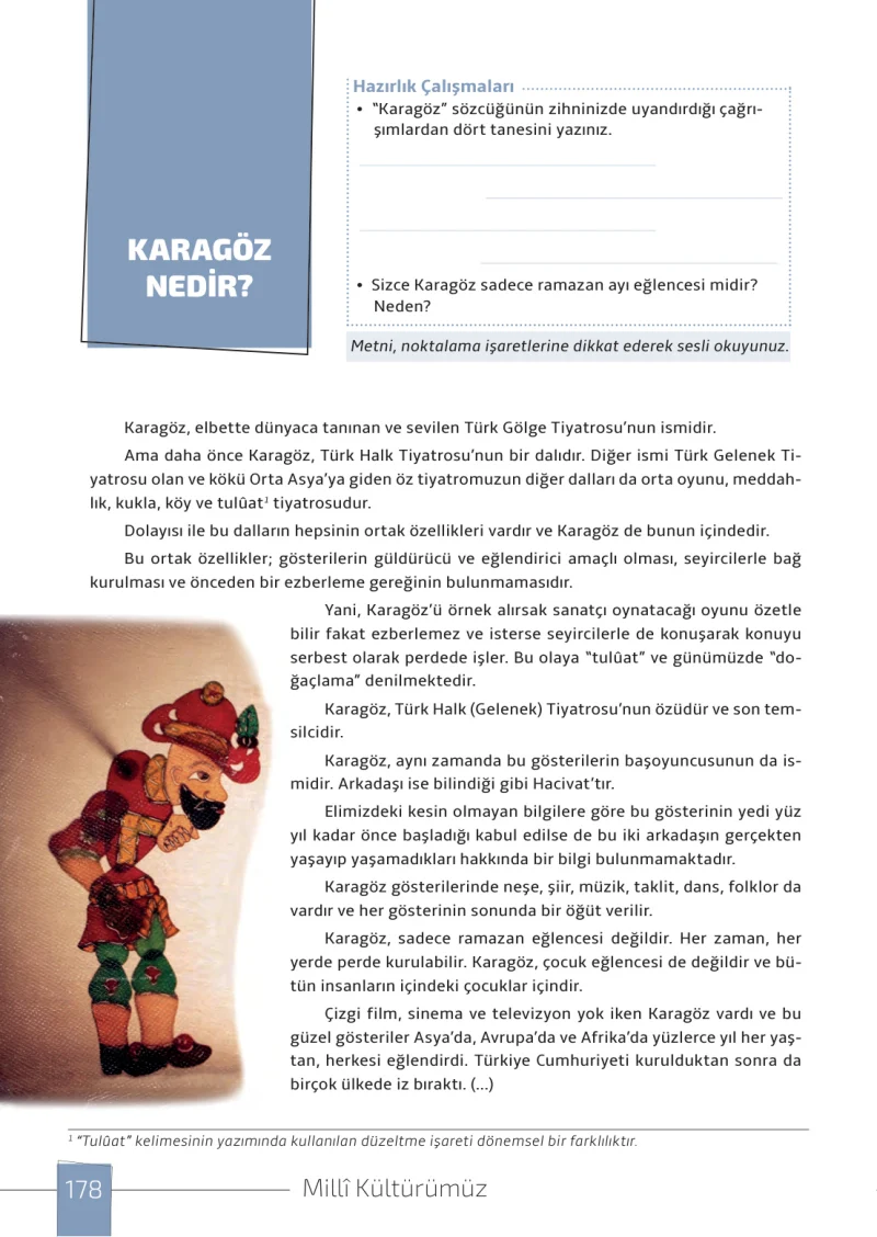 7. Sınıf Türkçe Ders Kitabı Cevapları Meb Yayınları 1. Kitap Sayfa 178