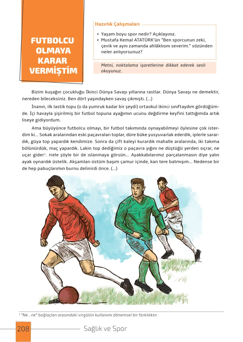 7. Sınıf Türkçe Ders Kitabı Cevapları Meb Yayınları 1. Kitap Sayfa 208