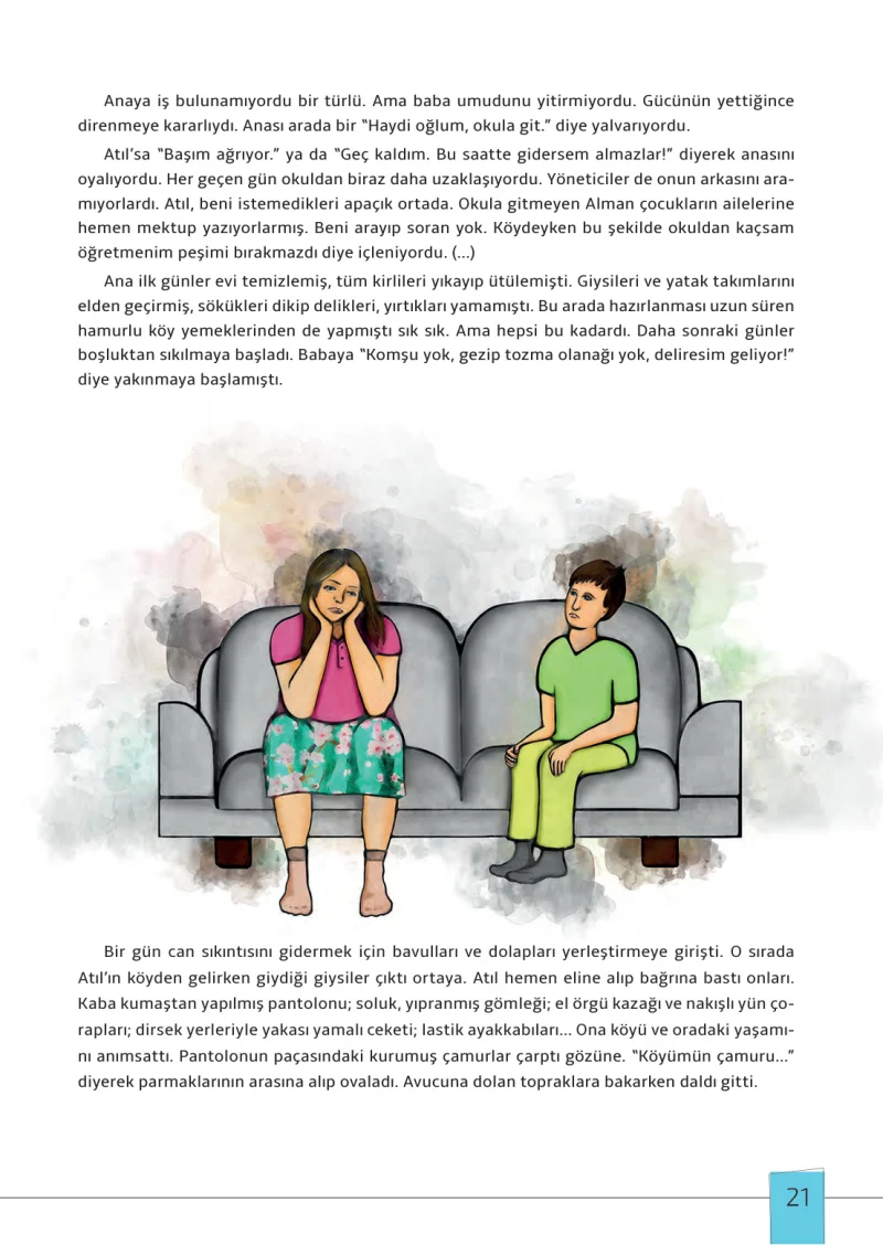 7. Sınıf Türkçe Ders Kitabı Cevapları Meb Yayınları 1. Kitap Sayfa 21