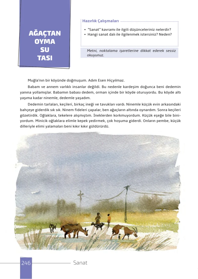 7. Sınıf Türkçe Ders Kitabı Cevapları Meb Yayınları 1. Kitap Sayfa 246
