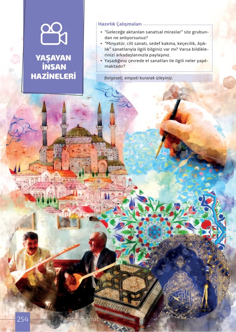 7. Sınıf Türkçe Ders Kitabı Cevapları Meb Yayınları 1. Kitap Sayfa 254
