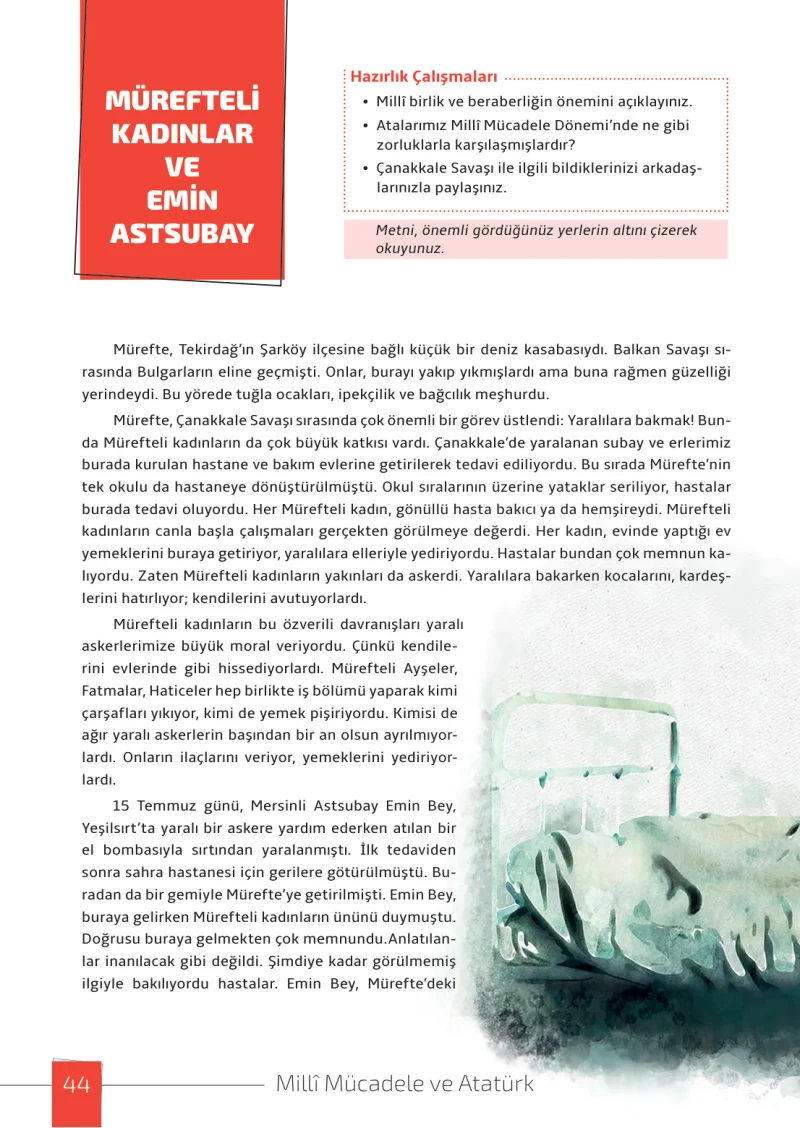 7. Sınıf Türkçe Ders Kitabı Cevapları Meb Yayınları 1. Kitap Sayfa 44