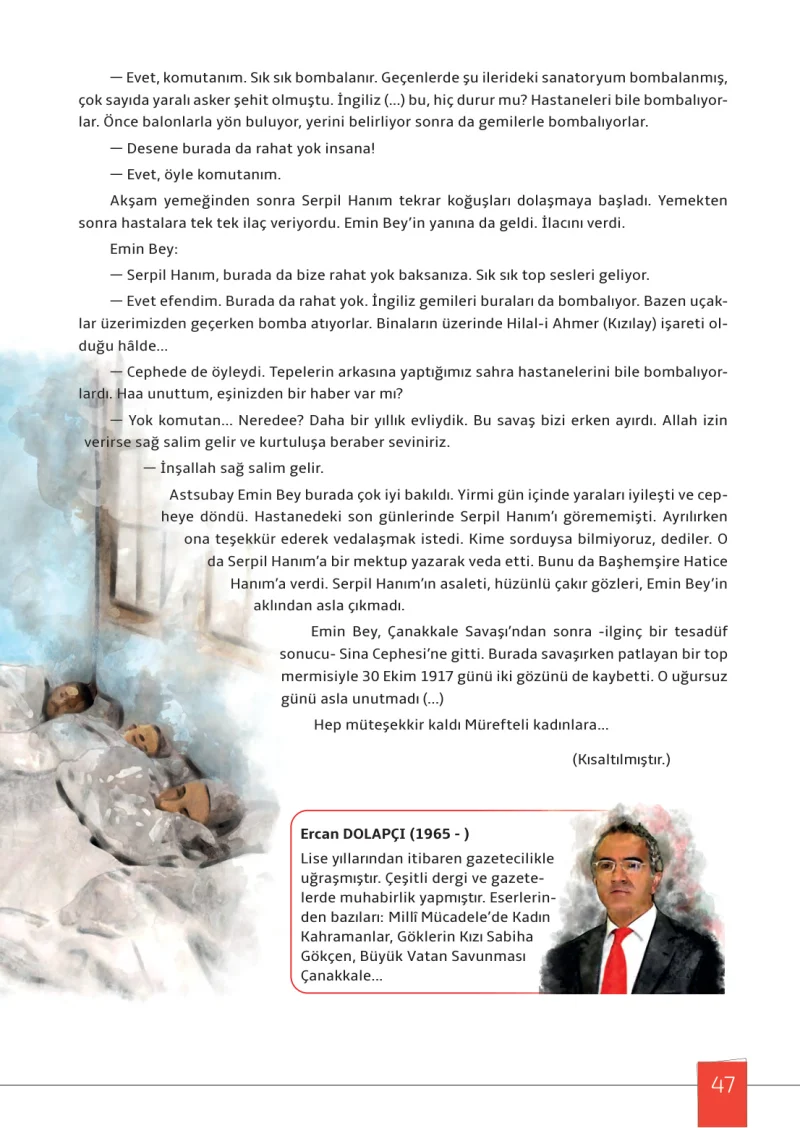 7. Sınıf Türkçe Ders Kitabı Cevapları Meb Yayınları 1. Kitap Sayfa 47