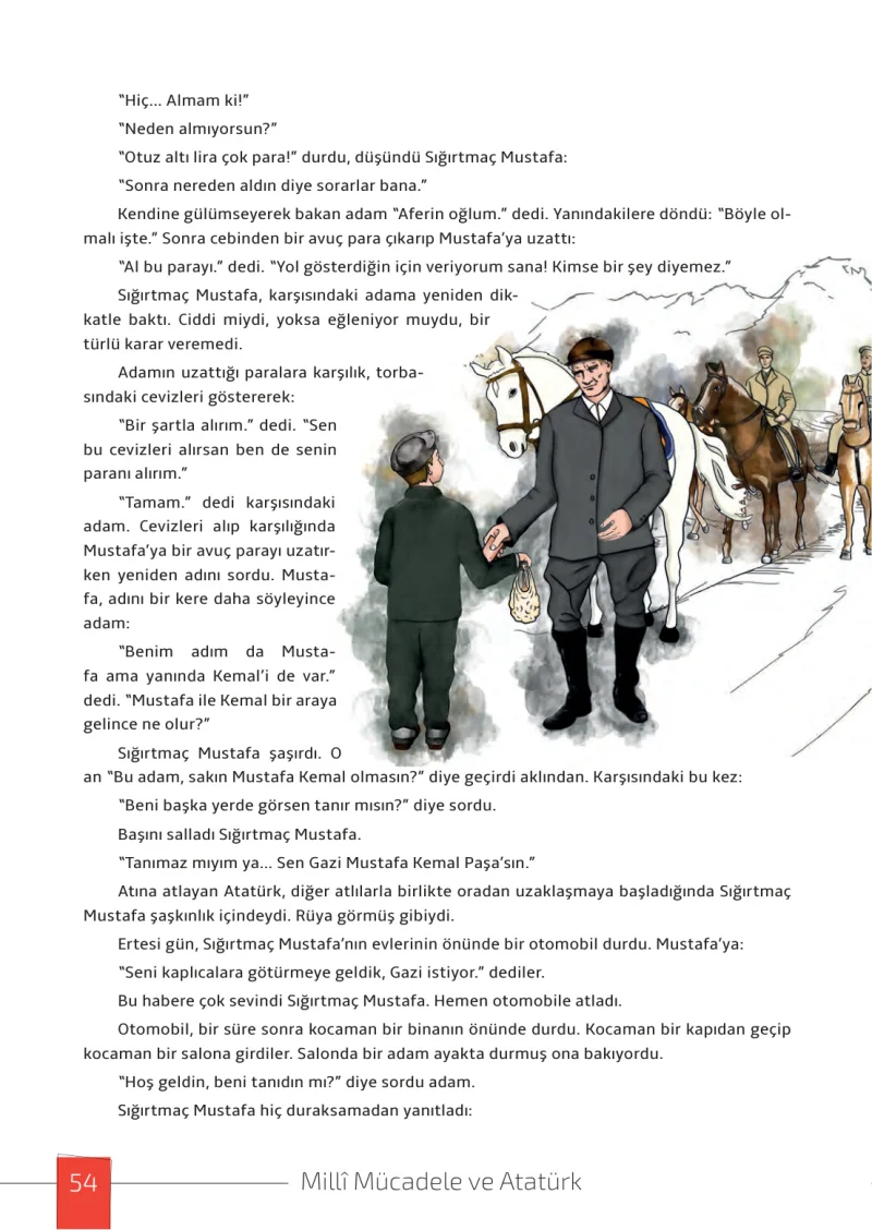 7. Sınıf Türkçe Ders Kitabı Cevapları Meb Yayınları 1. Kitap Sayfa 54