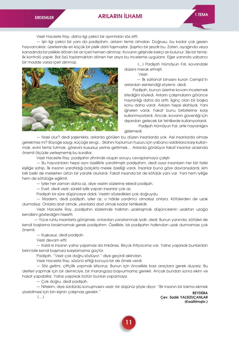 7. Sınıf Türkçe Ders Kitabı Cevapları Meb Yayınları 2. Kitap Sayfa 11