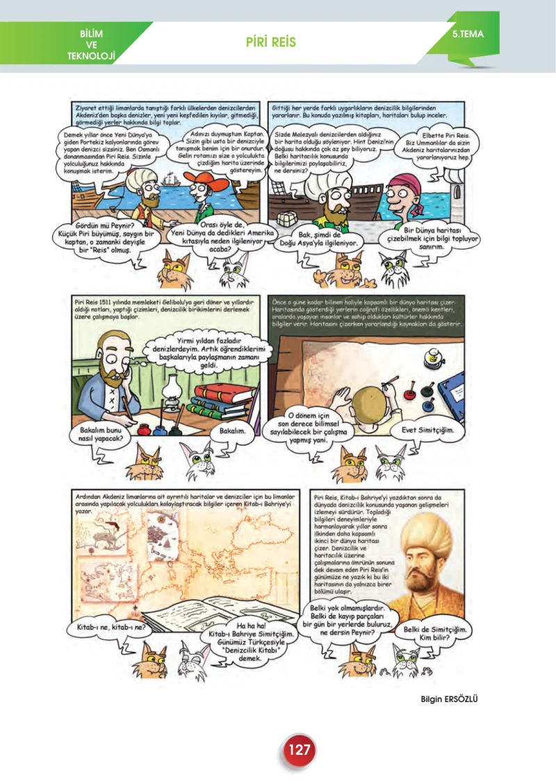 7. Sınıf Türkçe Ders Kitabı Cevapları Meb Yayınları 2. Kitap Sayfa 127
