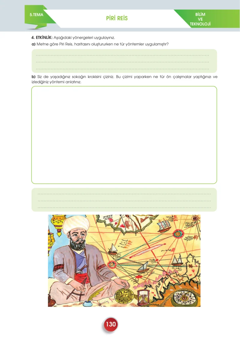7. Sınıf Türkçe Ders Kitabı Cevapları Meb Yayınları 2. Kitap Sayfa 130