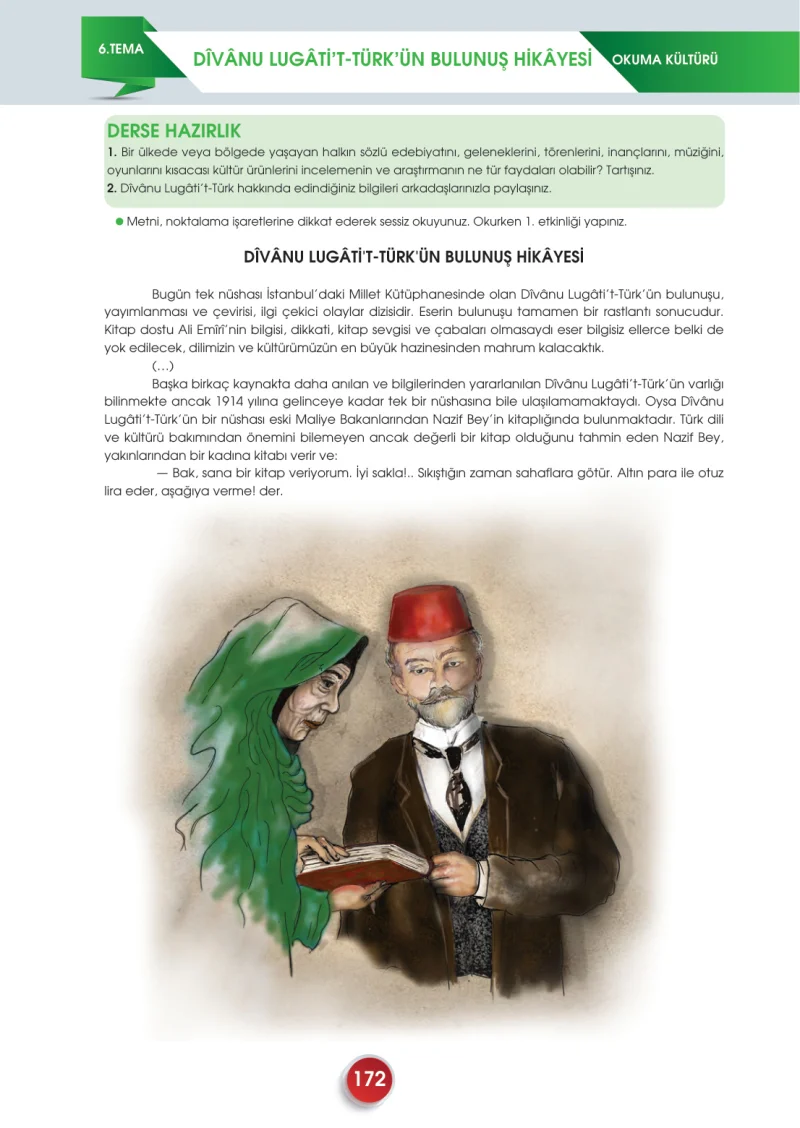 7. Sınıf Türkçe Ders Kitabı Cevapları Meb Yayınları 2. Kitap Sayfa 172