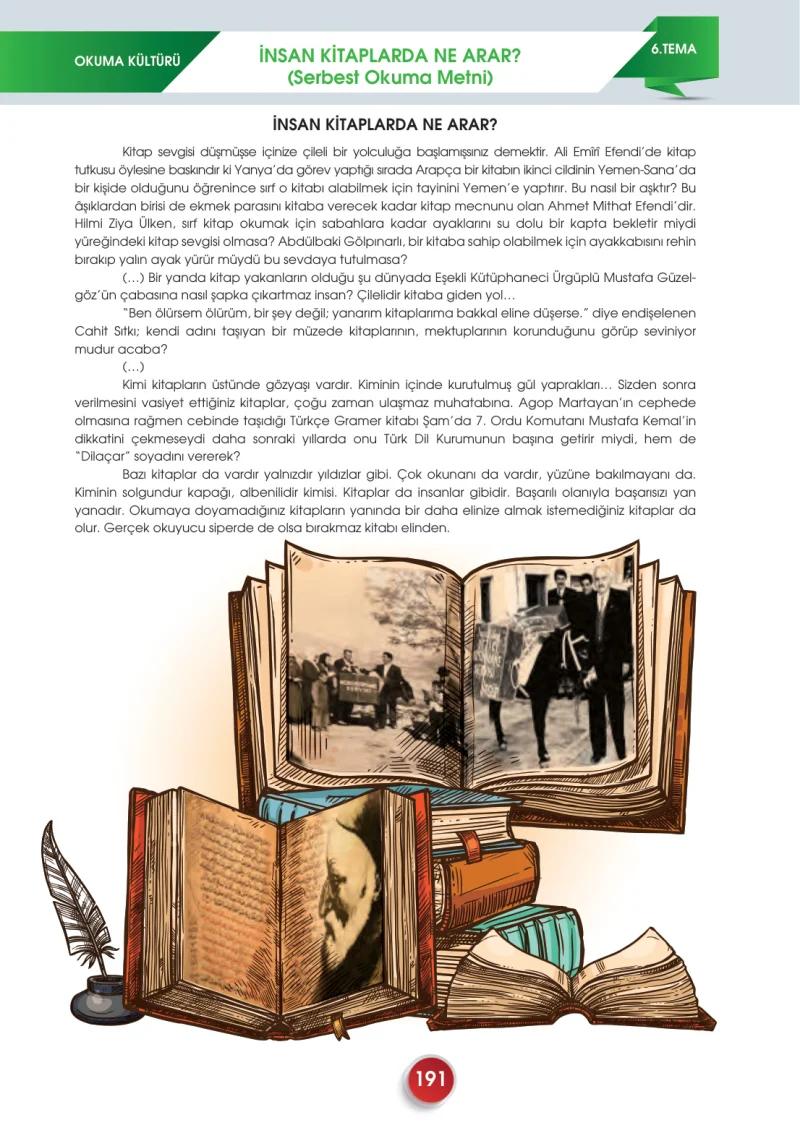 7. Sınıf Türkçe Ders Kitabı Cevapları Meb Yayınları 2. Kitap Sayfa 191