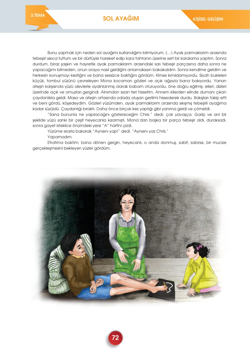 7. Sınıf Türkçe Ders Kitabı Cevapları Meb Yayınları 2. Kitap Sayfa 72