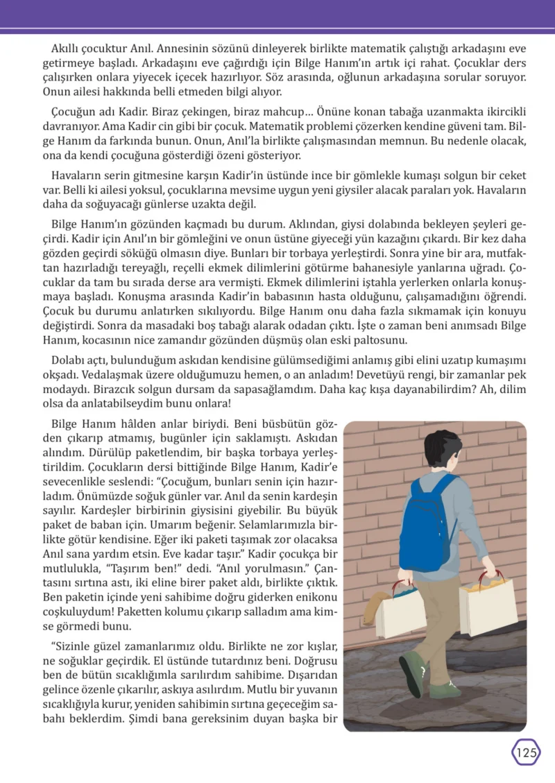7. Sınıf Türkçe Ders Kitabı Cevapları Meb Yayınları Sayfa 125