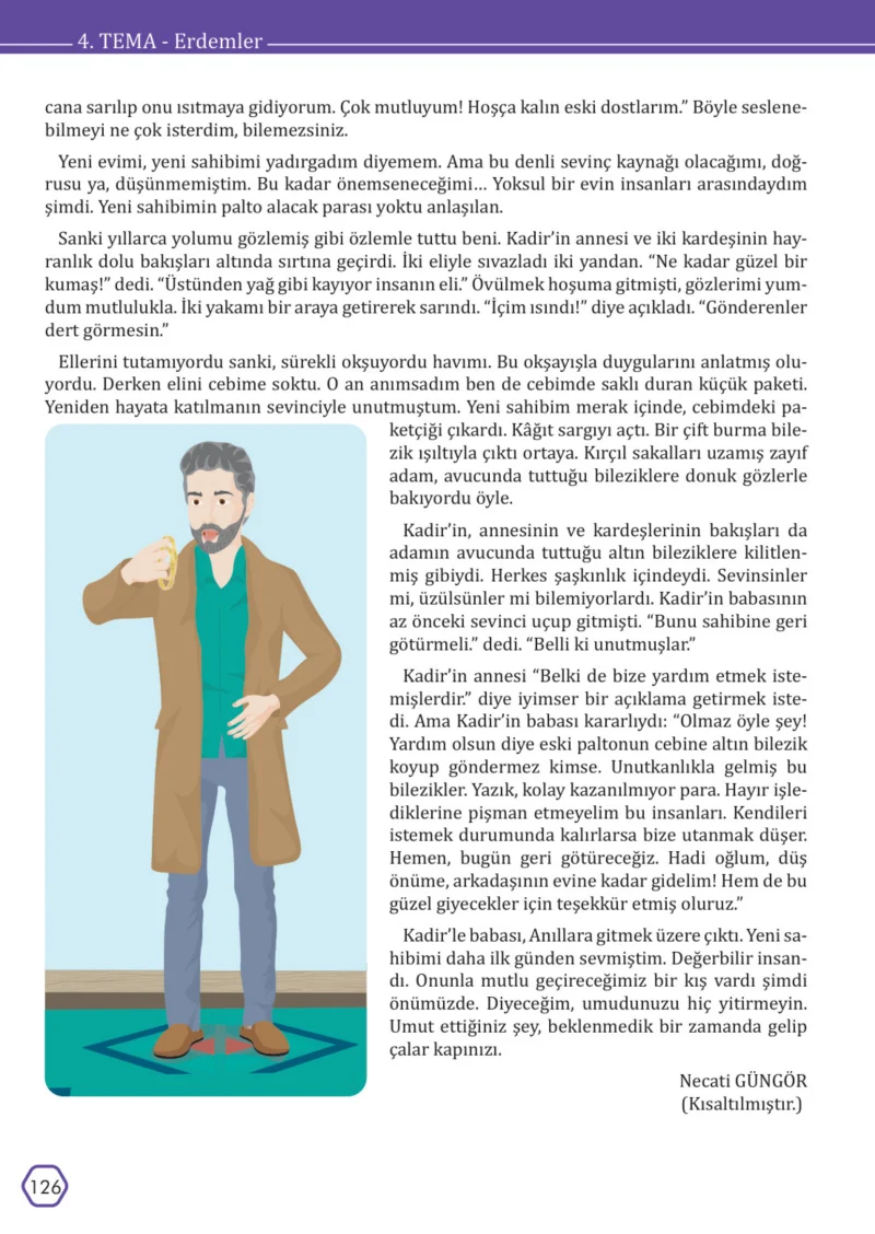 7. Sınıf Türkçe Ders Kitabı Cevapları Meb Yayınları Sayfa 126