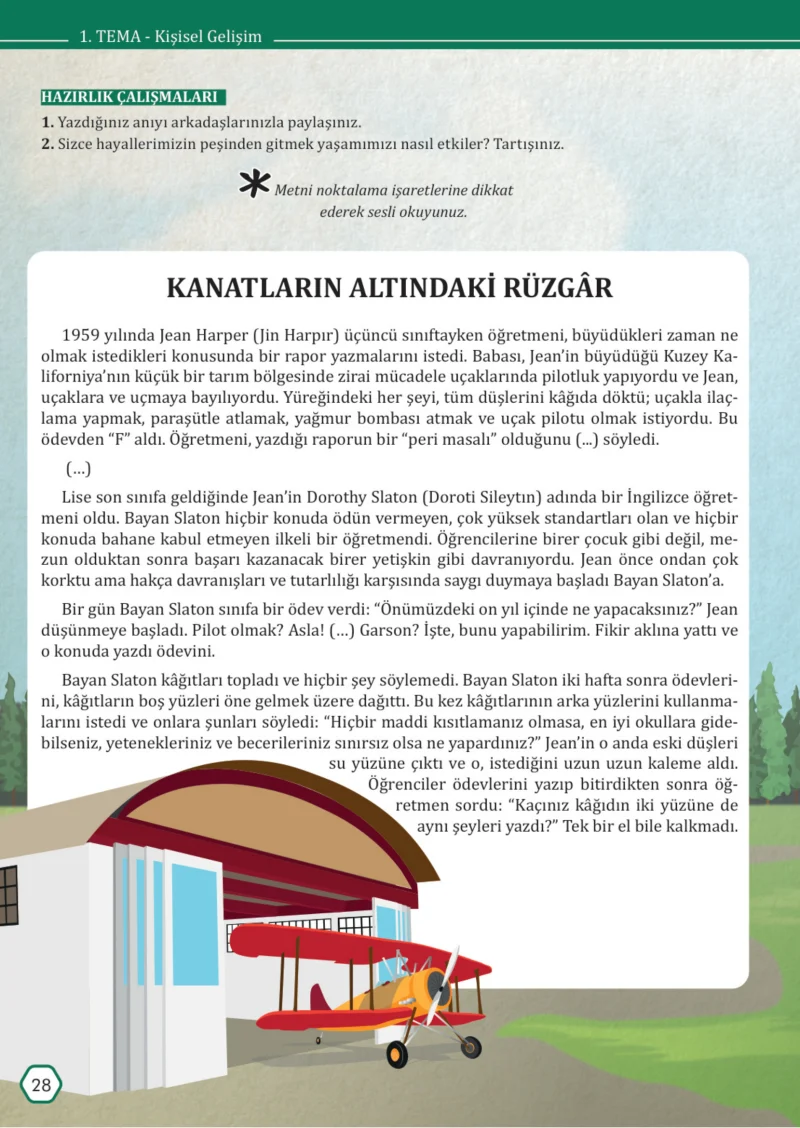 7. Sınıf Türkçe Ders Kitabı Cevapları Meb Yayınları Sayfa 28