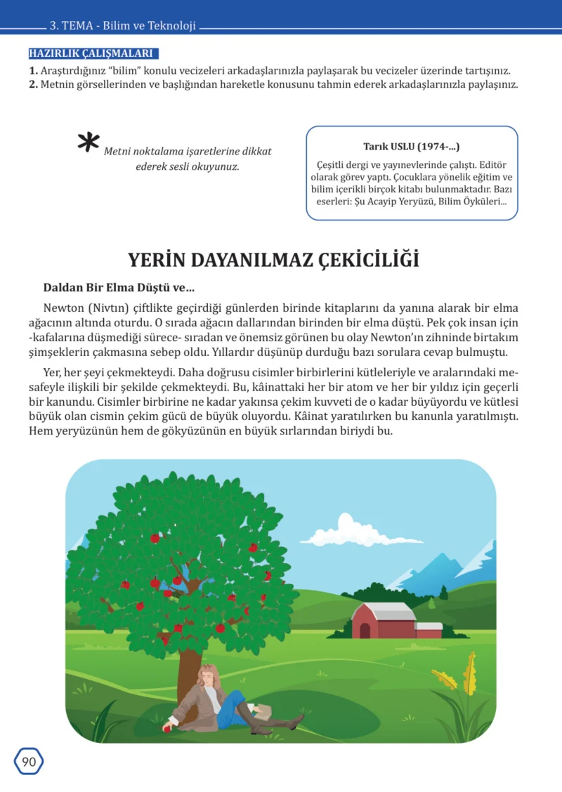 7. Sınıf Türkçe Ders Kitabı Cevapları Meb Yayınları Sayfa 90