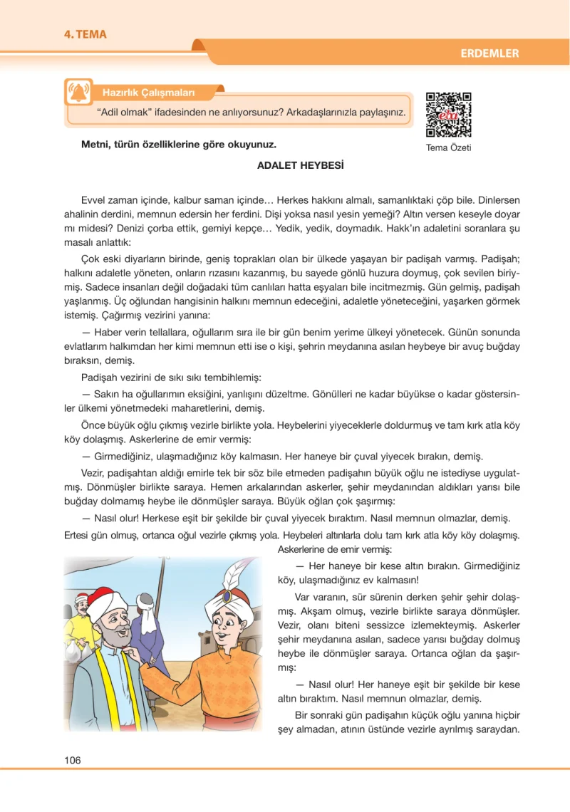 7. Sınıf Türkçe Ders Kitabı Cevapları Özgün Yayınları Sayfa 106