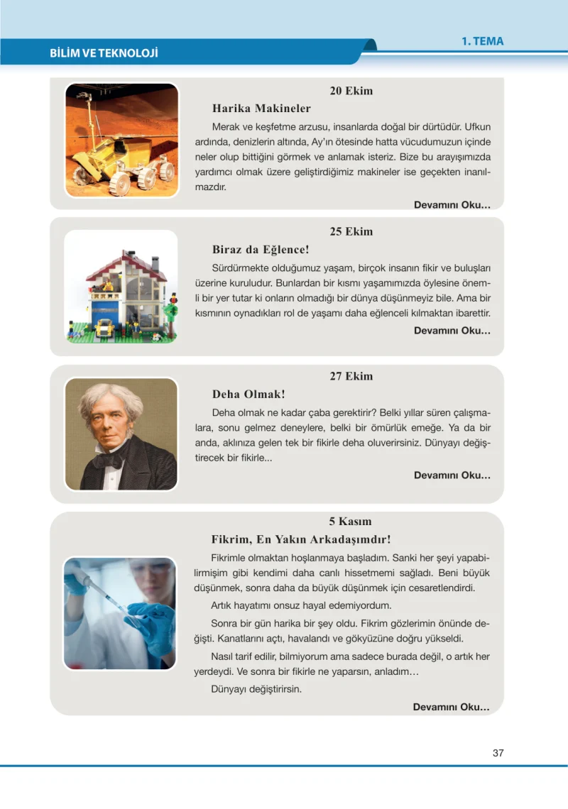 7. Sınıf Türkçe Ders Kitabı Cevapları Özgün Yayınları Sayfa 37