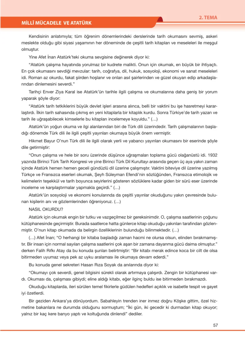 7. Sınıf Türkçe Ders Kitabı Cevapları Özgün Yayınları Sayfa 57
