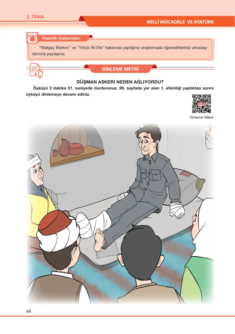 7. Sınıf Türkçe Ders Kitabı Cevapları Özgün Yayınları Sayfa 68