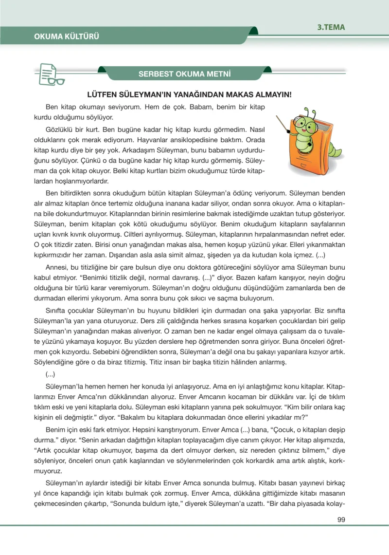 7. Sınıf Türkçe Ders Kitabı Cevapları Özgün Yayınları Sayfa 99