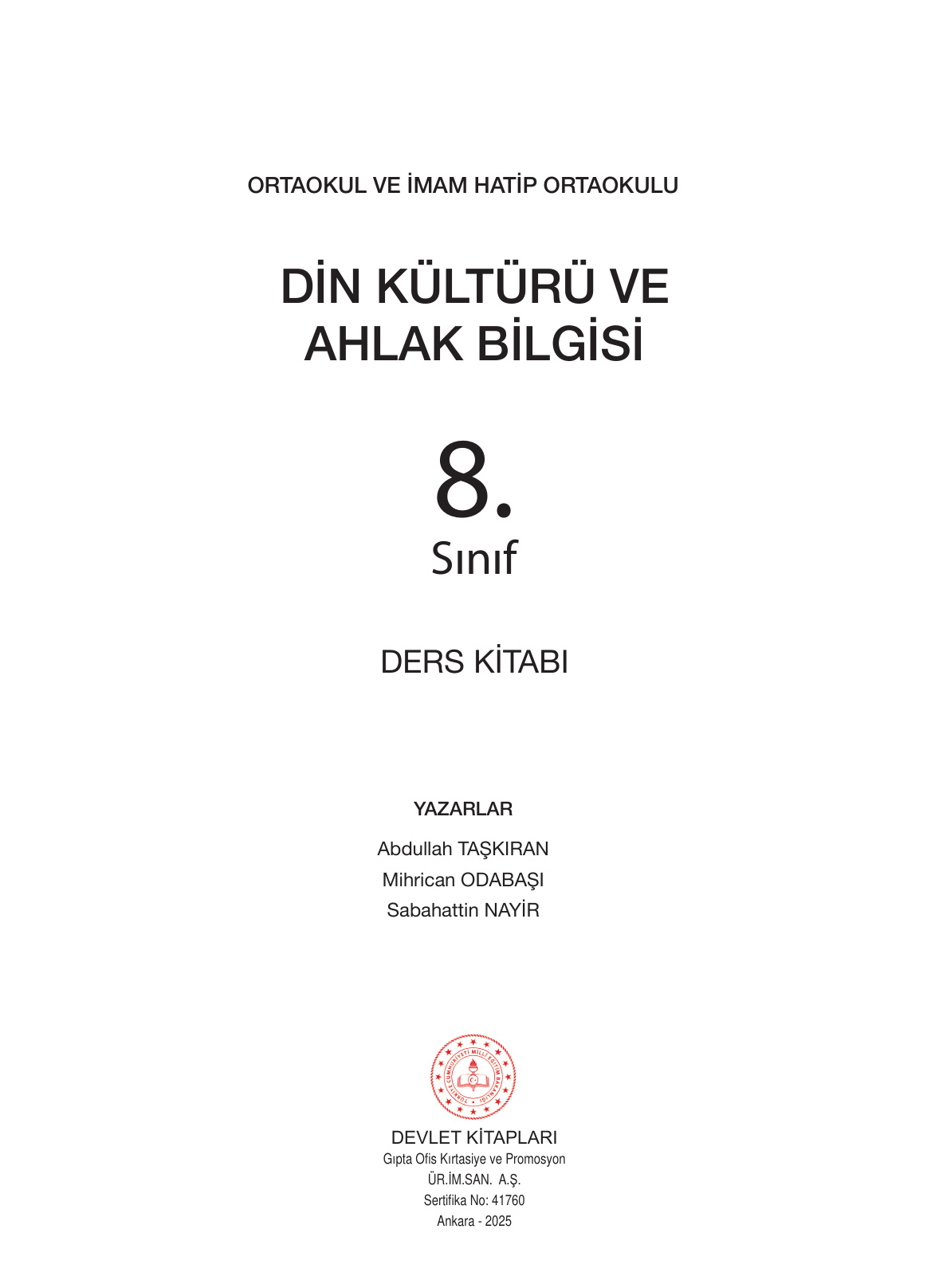 Kitap Sayfası