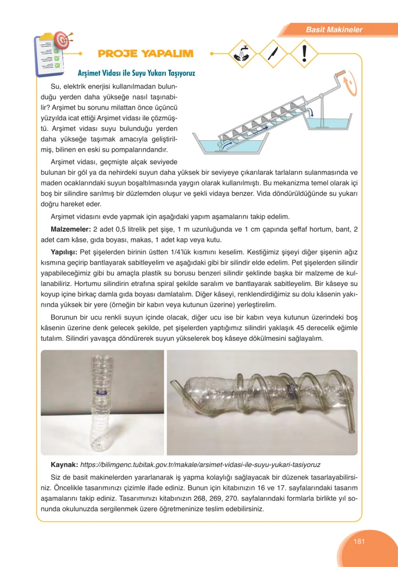 8. Sınıf Fen Bilimleri Ders Kitabı Cevapları Ata Yayınları Sayfa 181