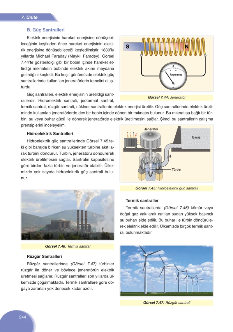 8. Sınıf Fen Bilimleri Ders Kitabı Cevapları Ata Yayınları Sayfa 244