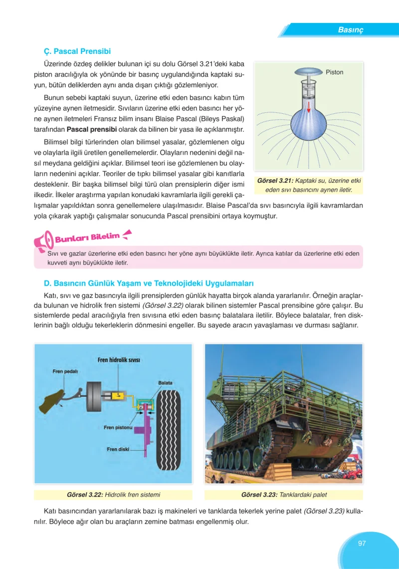 8. Sınıf Fen Bilimleri Ders Kitabı Cevapları Ata Yayınları Sayfa 97