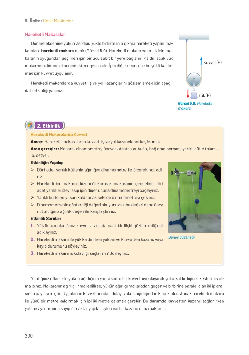 8. Sınıf Fen Bilimleri Ders Kitabı Cevapları Hecce Yayınları Sayfa 200