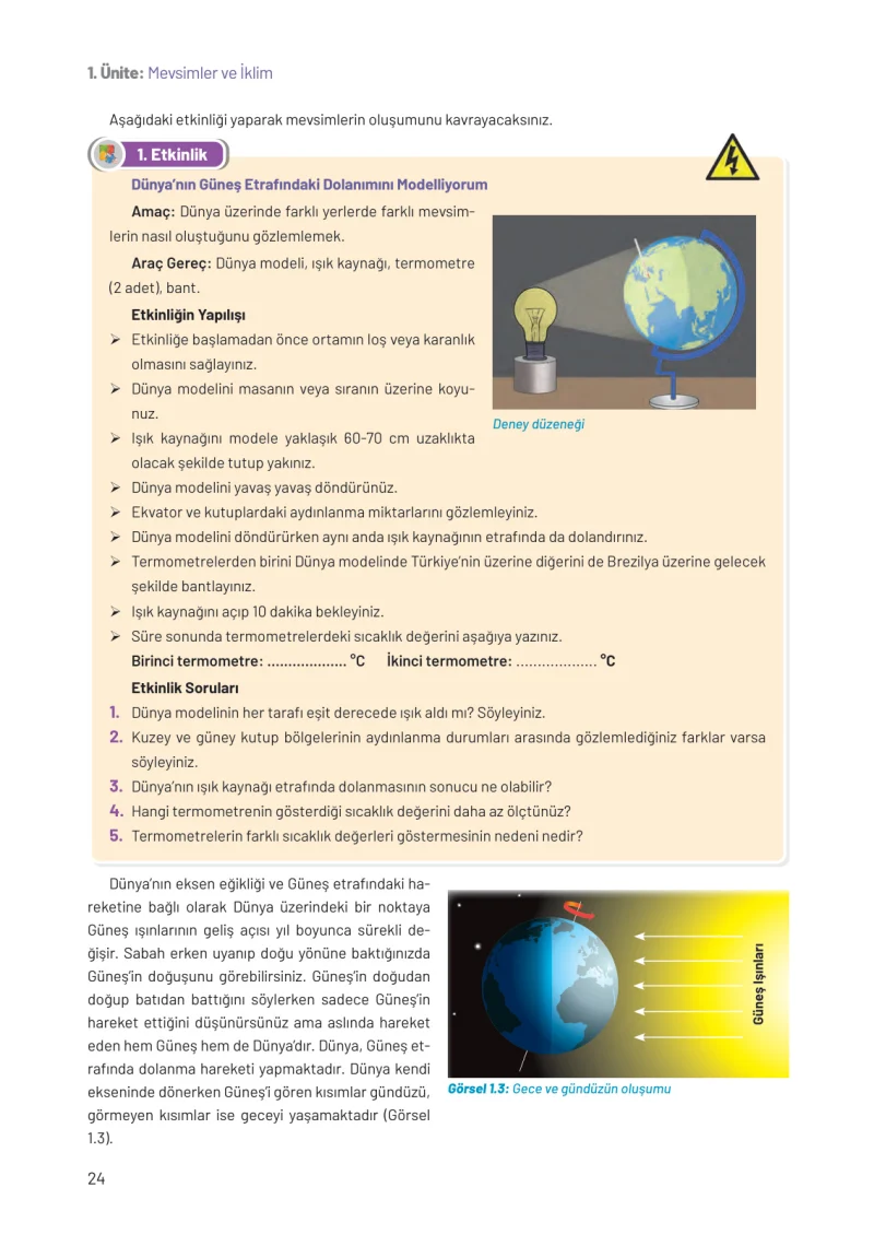 8. Sınıf Fen Bilimleri Ders Kitabı Cevapları Hecce Yayınları Sayfa 24