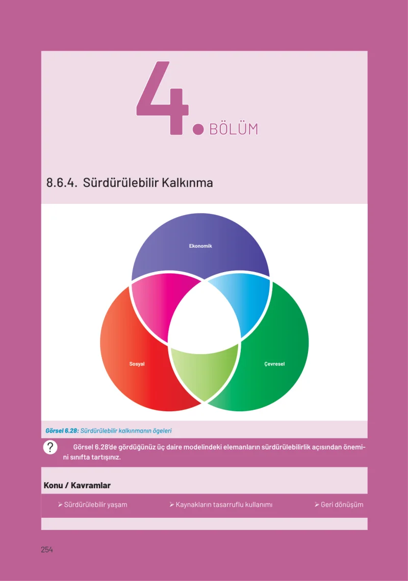 8. Sınıf Fen Bilimleri Ders Kitabı Cevapları Hecce Yayınları Sayfa 254