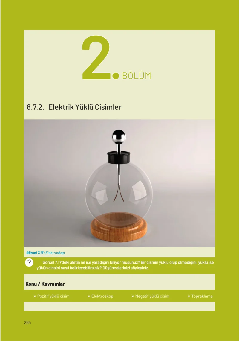 8. Sınıf Fen Bilimleri Ders Kitabı Cevapları Hecce Yayınları Sayfa 284
