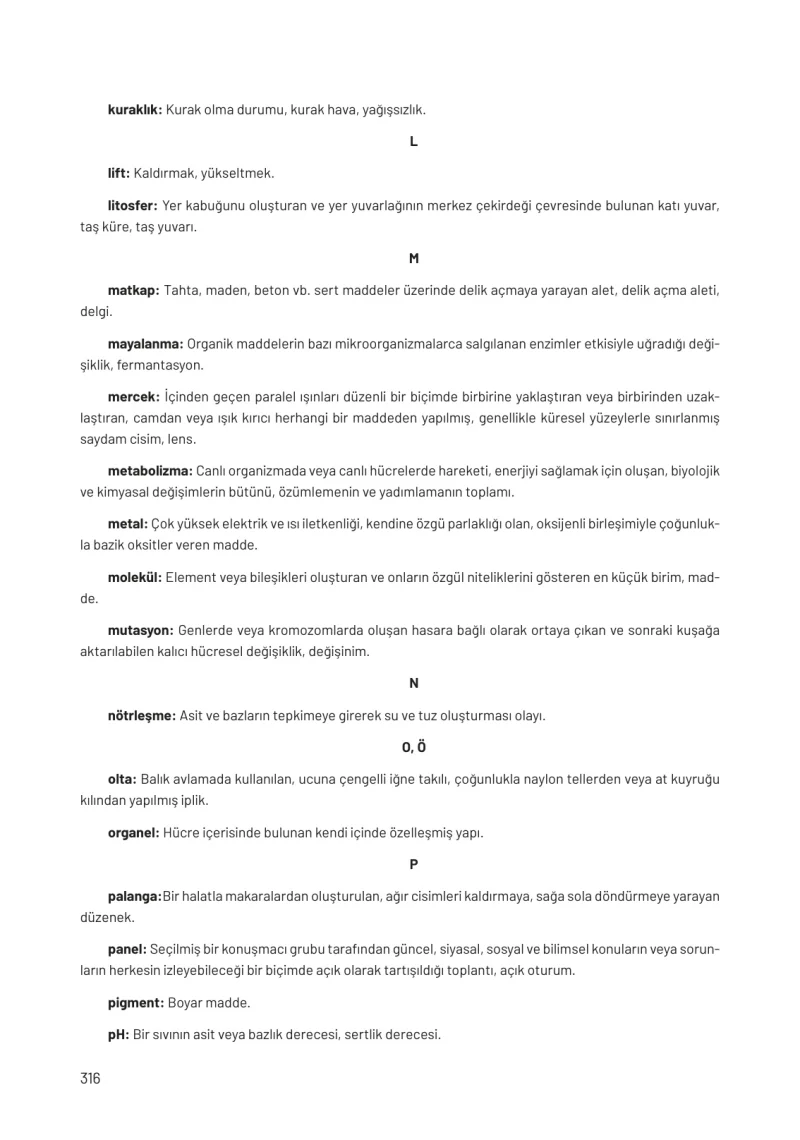 8. Sınıf Fen Bilimleri Ders Kitabı Cevapları Hecce Yayınları Sayfa 316