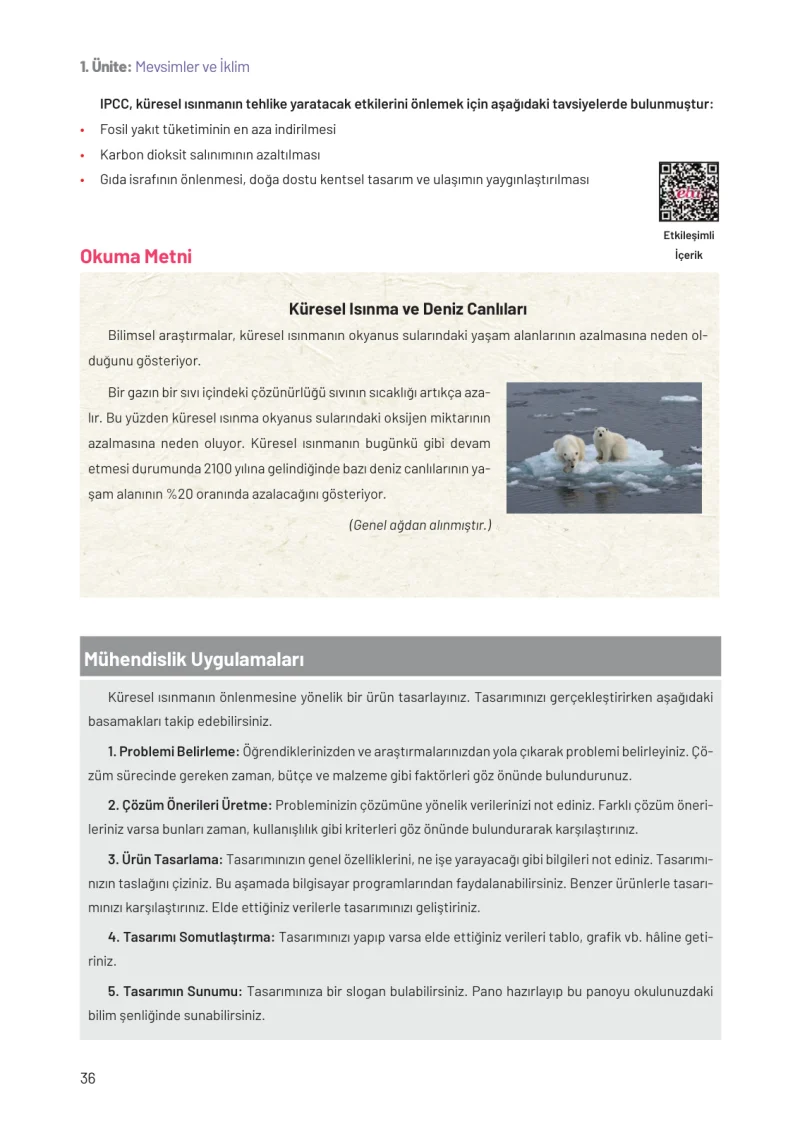 8. Sınıf Fen Bilimleri Ders Kitabı Cevapları Hecce Yayınları Sayfa 36