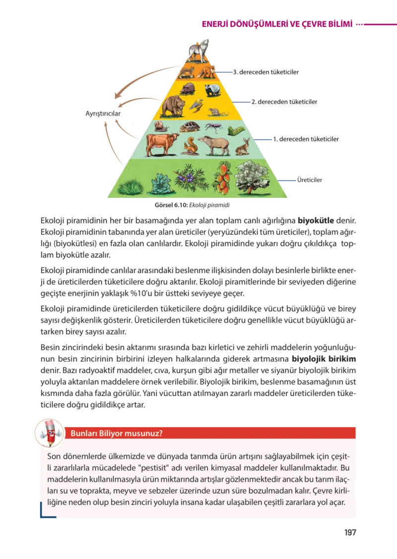 8. Sınıf Fen Bilimleri Ders Kitabı Cevapları Meb Yayınları Sayfa 197