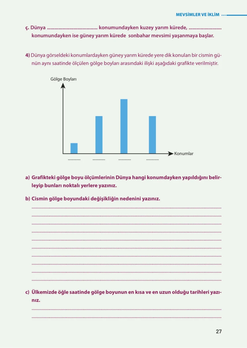 8. Sınıf Fen Bilimleri Ders Kitabı Cevapları Meb Yayınları Sayfa 27
