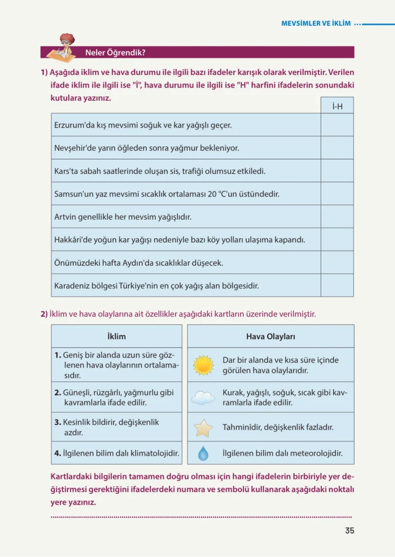 8. Sınıf Fen Bilimleri Ders Kitabı Cevapları Meb Yayınları Sayfa 35
