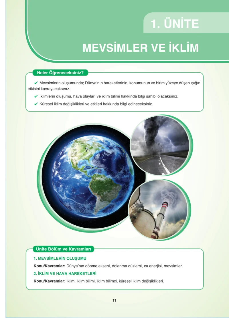 8. Sınıf Fen Bilimleri Ders Kitabı Cevapları SDR Dİkey Yayınları Sayfa 11