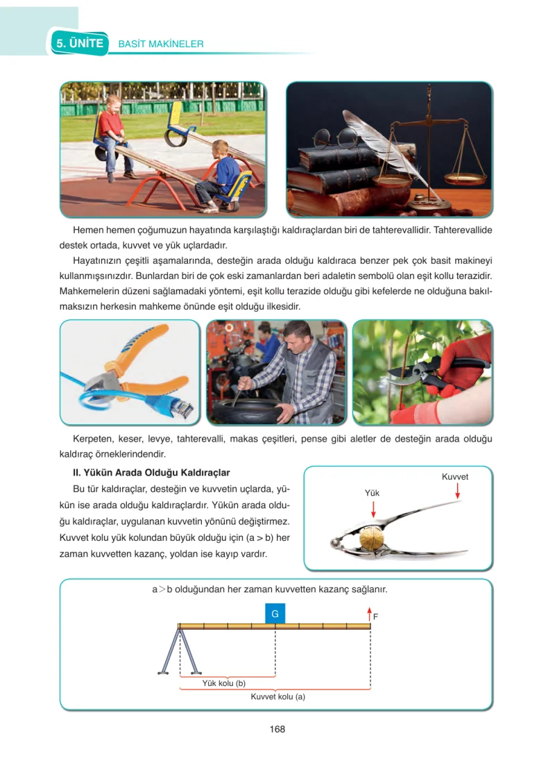 8. Sınıf Fen Bilimleri Ders Kitabı Cevapları SDR Dİkey Yayınları Sayfa 168