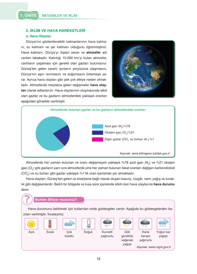 8. Sınıf Fen Bilimleri Ders Kitabı Cevapları SDR Dİkey Yayınları Sayfa 18