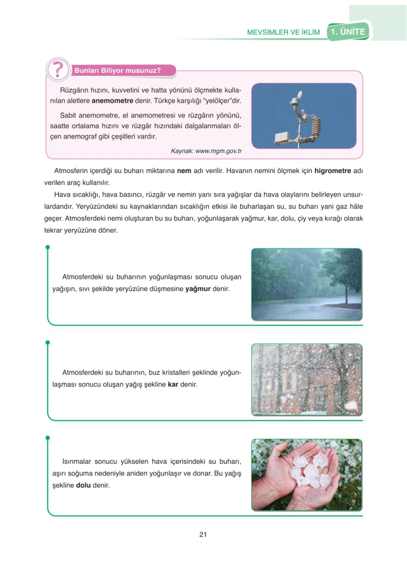 8. Sınıf Fen Bilimleri Ders Kitabı Cevapları SDR Dİkey Yayınları Sayfa 21