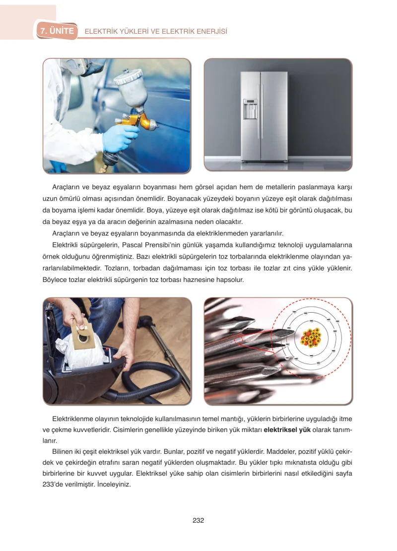 8. Sınıf Fen Bilimleri Ders Kitabı Cevapları SDR Dİkey Yayınları Sayfa 232