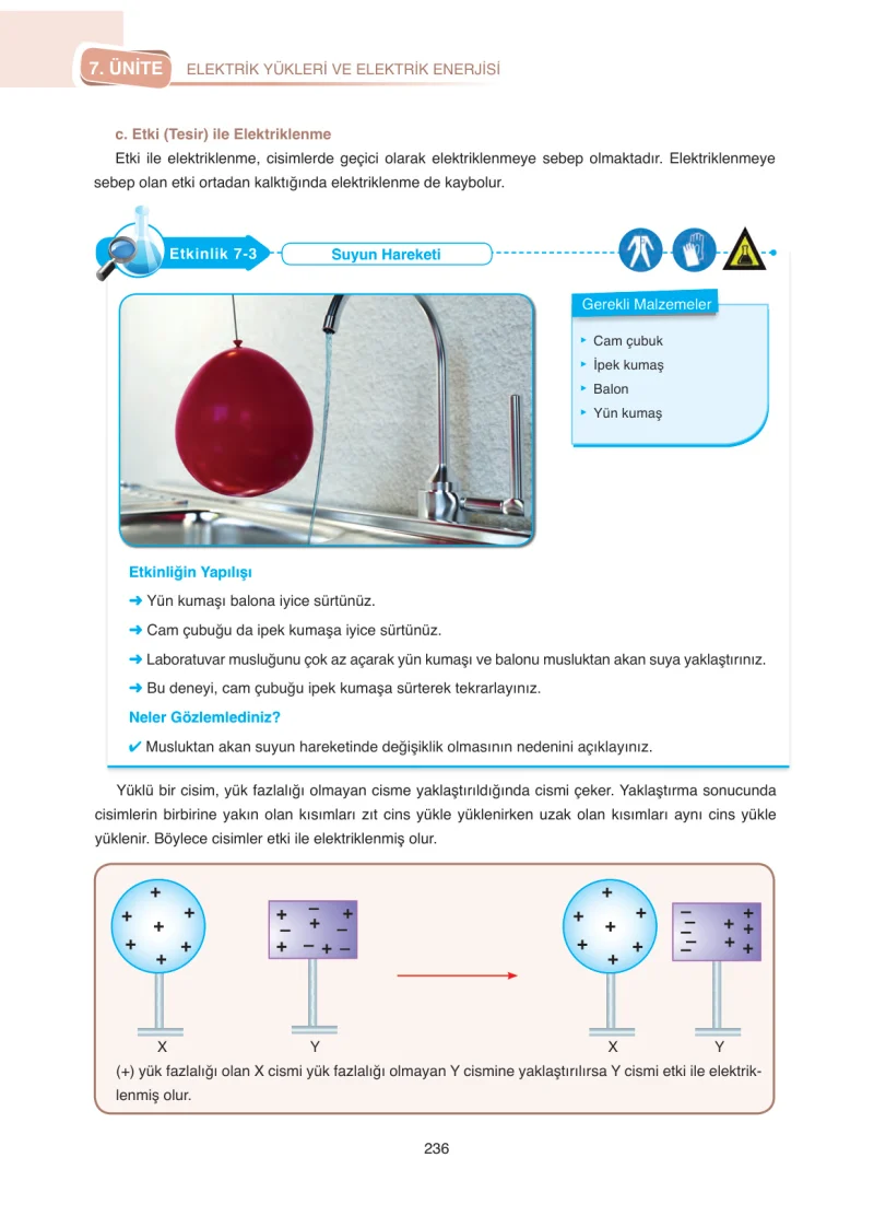 8. Sınıf Fen Bilimleri Ders Kitabı Cevapları SDR Dİkey Yayınları Sayfa 236